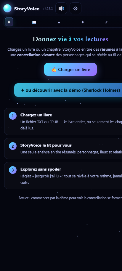 Accueil — résumés et carte